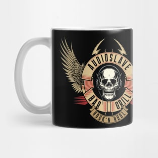 one skull and wings slave Mug